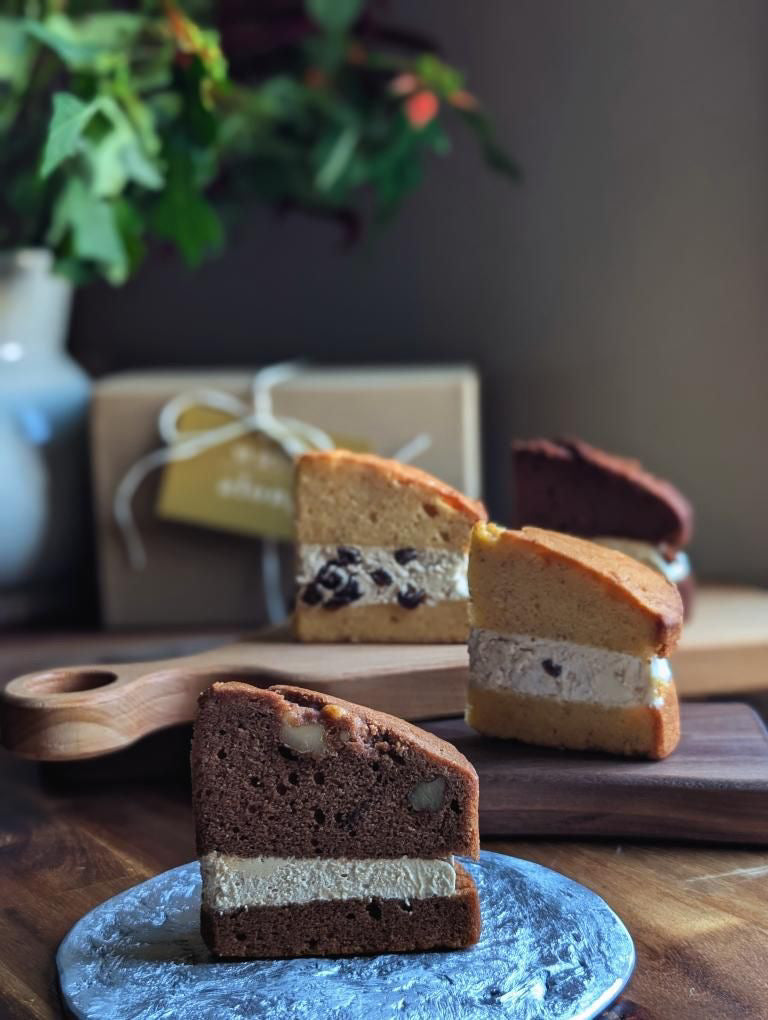 【桐生市内受け取り専用】米粉のヴィクトリアケーキ　4種8個セット| walk along bakes