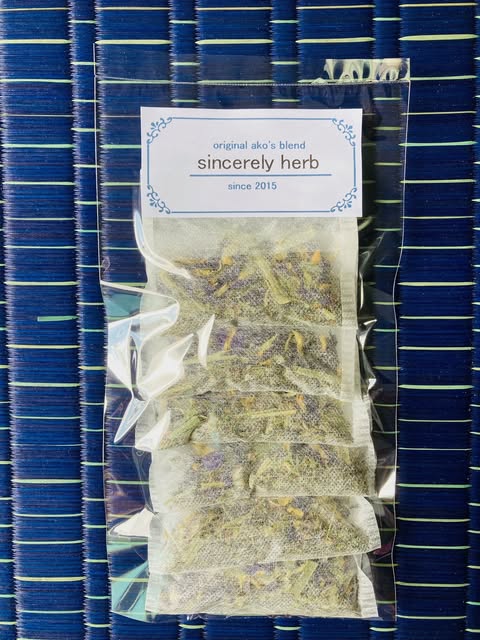 【水出しタイプ・期間限定】青空のグリーンティザンヌ～夏香るミネラルチャージブレンド～ | sincerely herb～あこ茶～